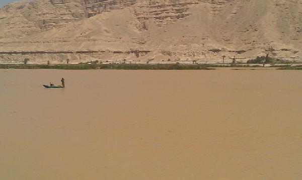 تعكر مياه النيل بطول 100 كليو متر بسبب السيول فى سوهاج