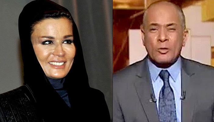 أحمد موسى يورط السيسي من جديد بتطاوله على الشيخة موزة