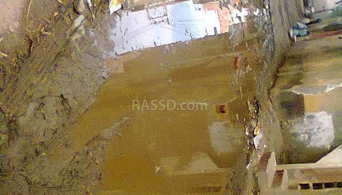 قرية الرياض ببنى سويف تعوم في مياه المجاري