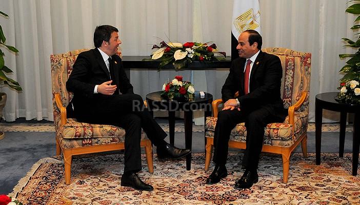 رئيس وزراء إيطاليا يتحدث مع السيسي عن صلاح