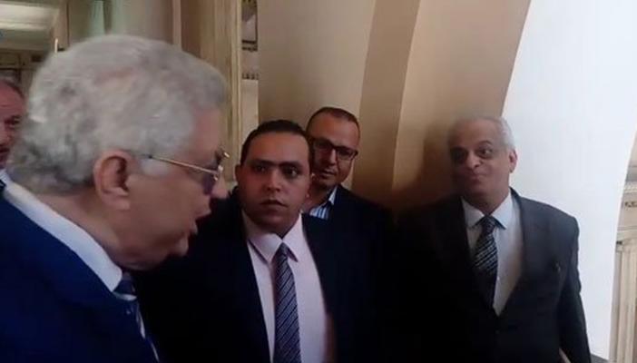 بالفيديو.. مشادات بين مرتضى والإسلامبولي قبل نظر طعن الشوبكي