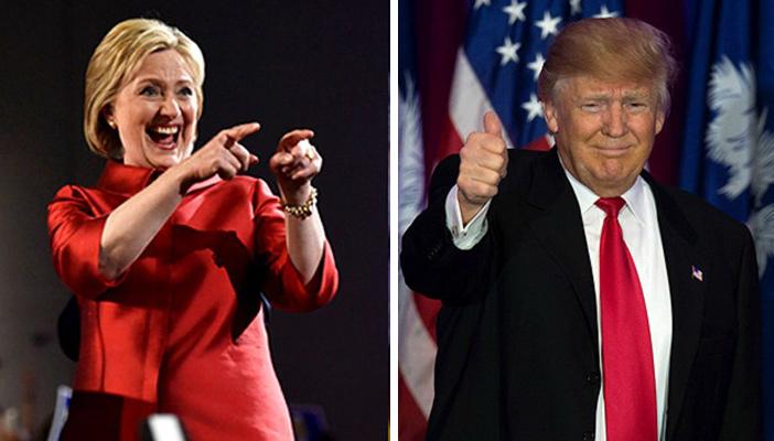 تقدم “كلينتون” و”ترامب” على منافسيهما في انتخابات 5 ولايات أميركية