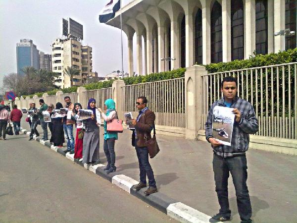 بالصور.. وقفة مصرية لنصرة مسلمي افريقيا الوسطى