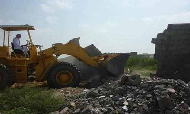 حملة ضد التعديات على الأراضى الزراعية بالشرقية