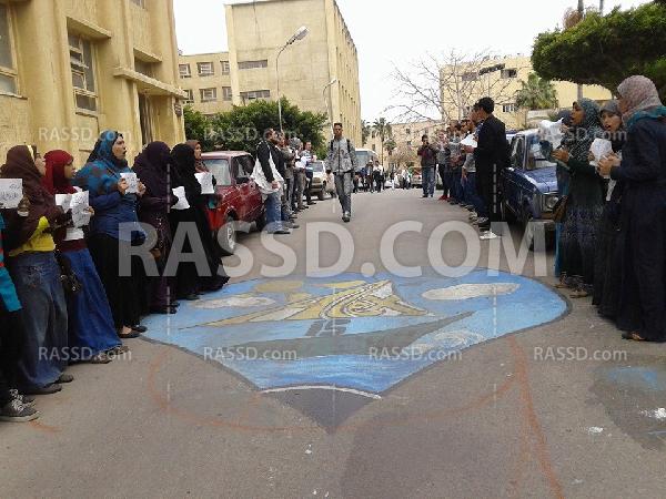 وقفة لطلاب “زراعة الإسكندرية” تندد باعتقال الطلاب