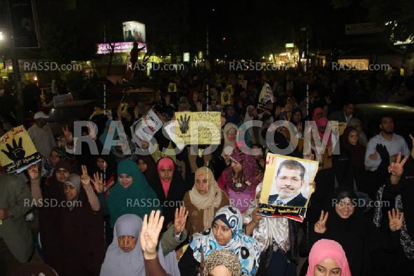 مسيرة ليلية لرافضي الانقلاب بـ”عين شمس”