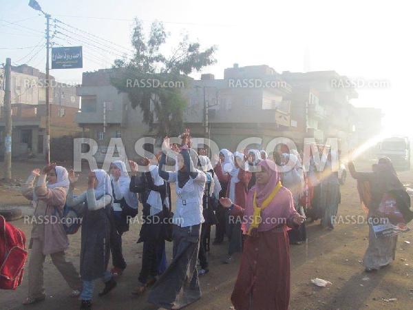 مسيرة لحركة ٧ الصبح وأولتراس نهضاوي بأولاد صقر