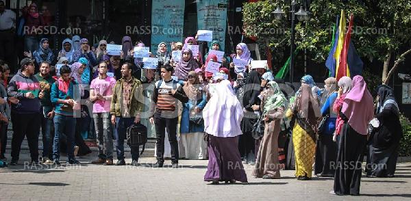 وقفة لطلاب “إعلام القاهرة” إحتجاجا على مقتل “رقية”