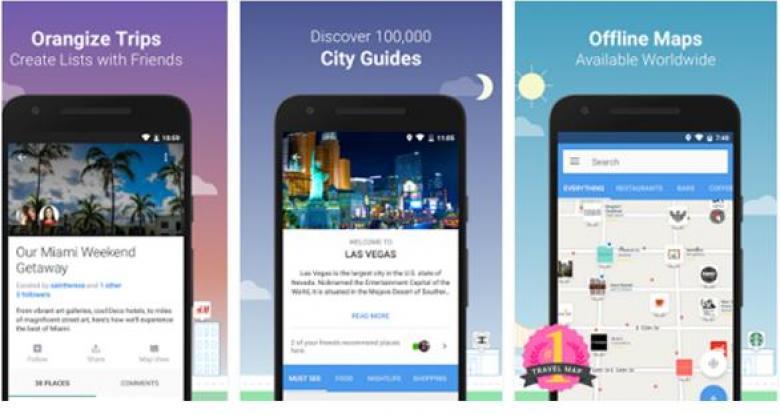 تطبيق يعرض خرائط تفصيلية دون اتصال بالإنترنت