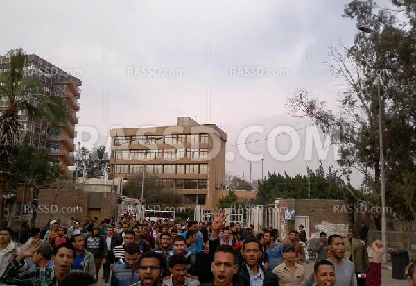 مسيرة لطلاب “الأزهر” من أمام الأمن الوطني تنديدا بالانقلاب