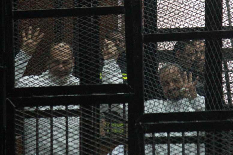 تأجيل محاكمة البلتاجي وحجازي إلي بعد غد الثلاثاء