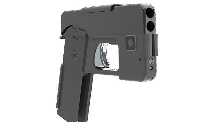 بالصور.. ابتكار هاتف ذكي يتحول إلى مسدس عيار 9ملم