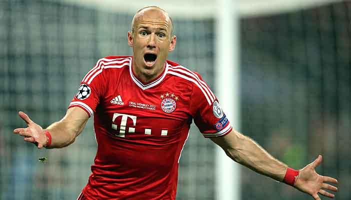 روبن يصاب بالتمزق العضلي بعد مباراة البايرن الأخيرة