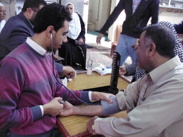 قافلة طبية للحرية والعدالة بمنية سمنود بالمنصورة