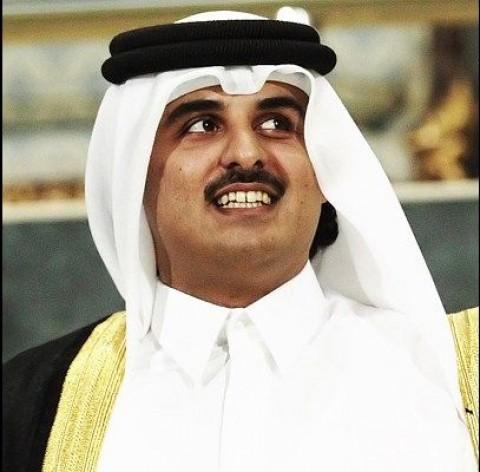 أمير قطر : نؤيد تطلعات الشعب المصرى نحو الاستقرار