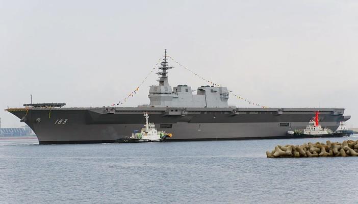 اليابان تتسلم أكبر حاملة طائرات منذ الحرب العالمية الثانية