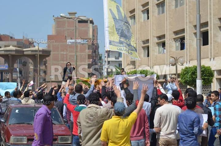 فعاليات مناهضة للانقلاب لطلاب الجامعات بطنطا