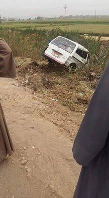 مصرع وإصابة 14 شخصًا في حادث على طريق سوهاج- جرجا الزراعي