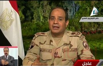 فيديو..السيسي يعلن ترشحه للرئاسة ويطالب الشعب بالعمل