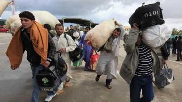 ترحيل 46 مصرياً من قبل السلطات الليبية