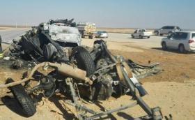 بالصور.. مصرع وإصابة 10 مصريين في حادث تصادم سيارات بالأردن