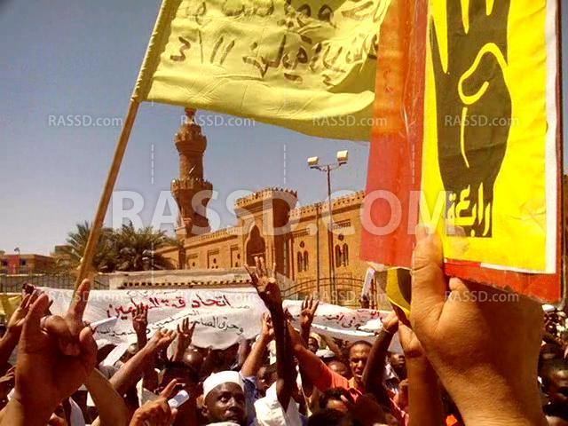 وقفة احتجاجية بوسط الخرطوم تضامنًا مع رافضي الانقلاب