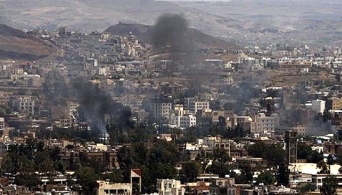 استهداف قاعة سلطان بن عبد العزيز وتدميرها باليمن