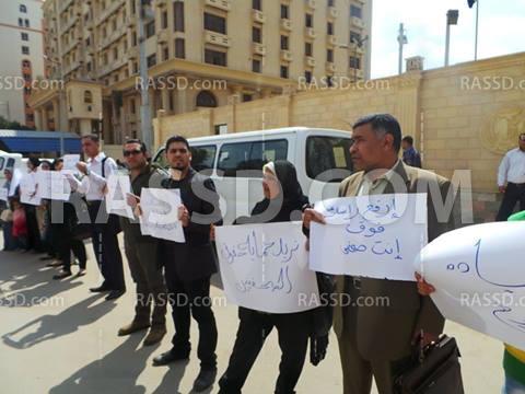 وقفة لصحفيي المنوفية تنديدا باستشهاد ميادة أشرف