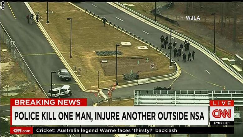 أمريكا: مقتل شخص حاول صدم بوابة وكالة الأمن القومي