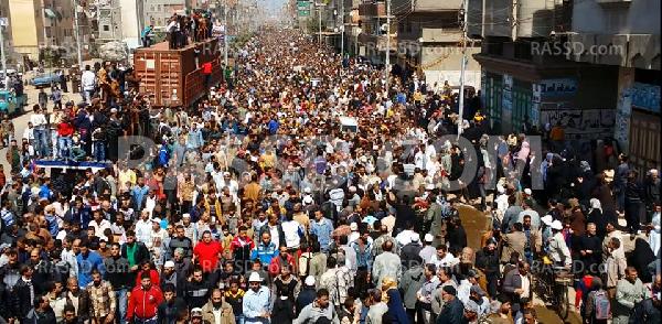 بالأسماء .. تشييع جثامين الصيادين الستة بالمطرية دقهلية