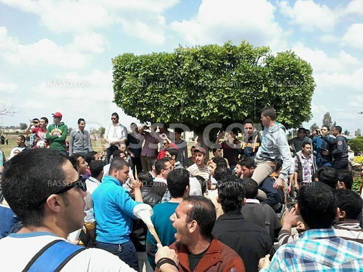 طلاب طنطا ينظمون مسيرتين ضد الانقلاب بسبيرباي