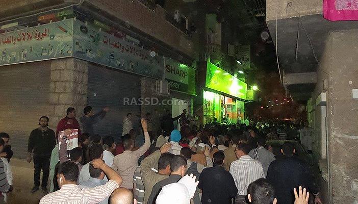 بالصور.. تظاهرات ليلية استعدادا لجمعة “مصر لن تركع”