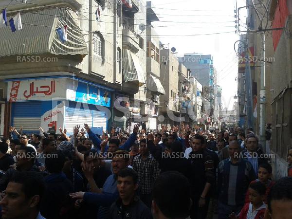 مسيرة حاشدة في المنزلة رفضا لترشح قائد الانقلاب