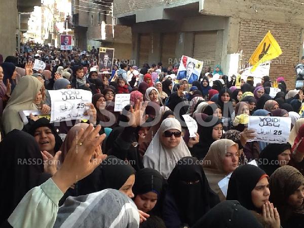 مسيرة بالعدوة رفضا لترشح قائد الانقلاب