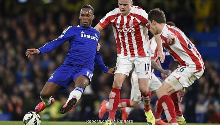 تشيلسي يعزز صدارته للدوري بالفوز على ستوك سيتي