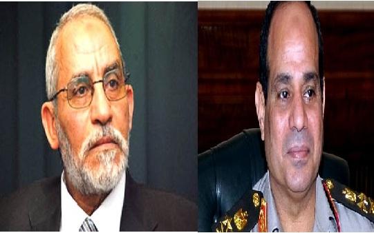 مرشد الإخوان: علاقتنا بالجيش جيدة ولن تنجح الوقيعة بيننا