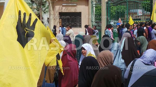 فعاليات طلابية مناهضة للانقلاب بجامعة الفيوم