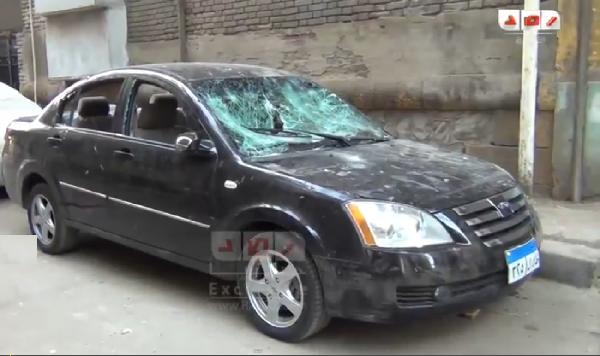 بالفيديو . خسائر الأهالي بمحيط الكاتدرائية