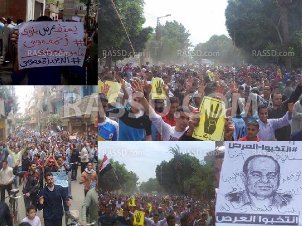 12 فعالية رافضة للانقلاب بالمنيا فى أسبوع “الانقلاب أصل الخراب”