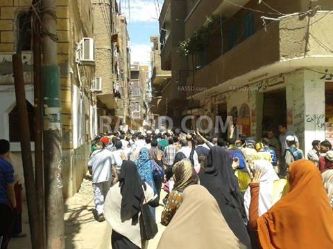 مسيرة رافضة للانقلاب العسكري بأسيوط استجابة لدعوة التحالف