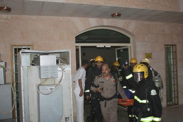 نشوب حريق في فندق بالقرب من الحرم المكي بالسعودية