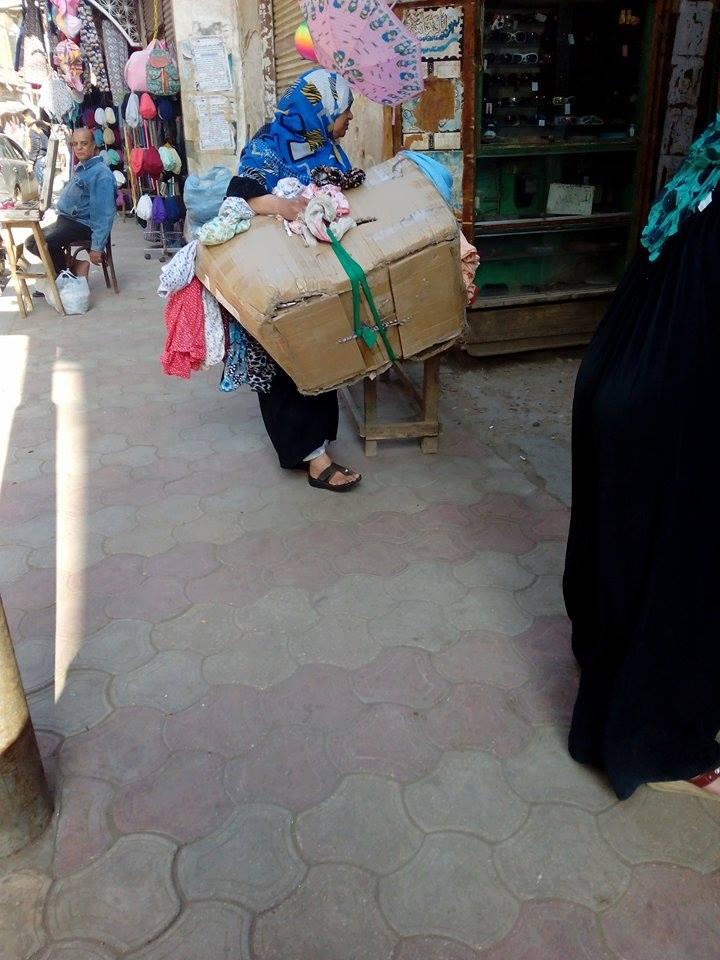 بالصور.. حملة إشغالات بشارع عمر أفندي بالمنوفية