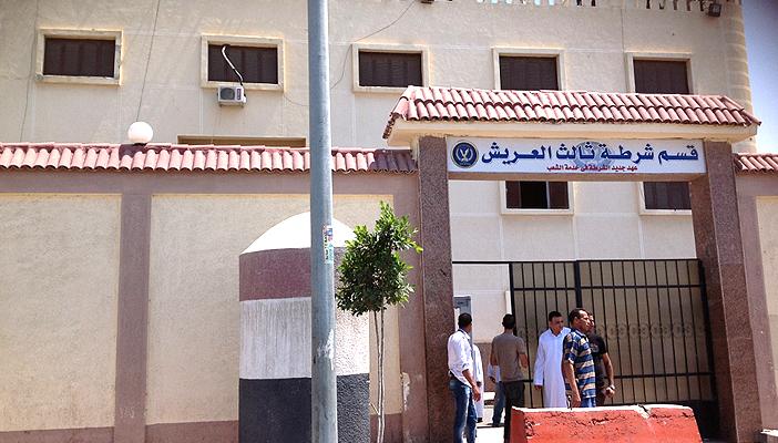 إصابة مأمور قسم ثالث العريش في هجوم مسلح