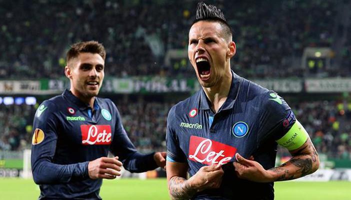 بالفيديو.. نابولي يضع أقدامه في نصف نهائي الدوري الأوروبي