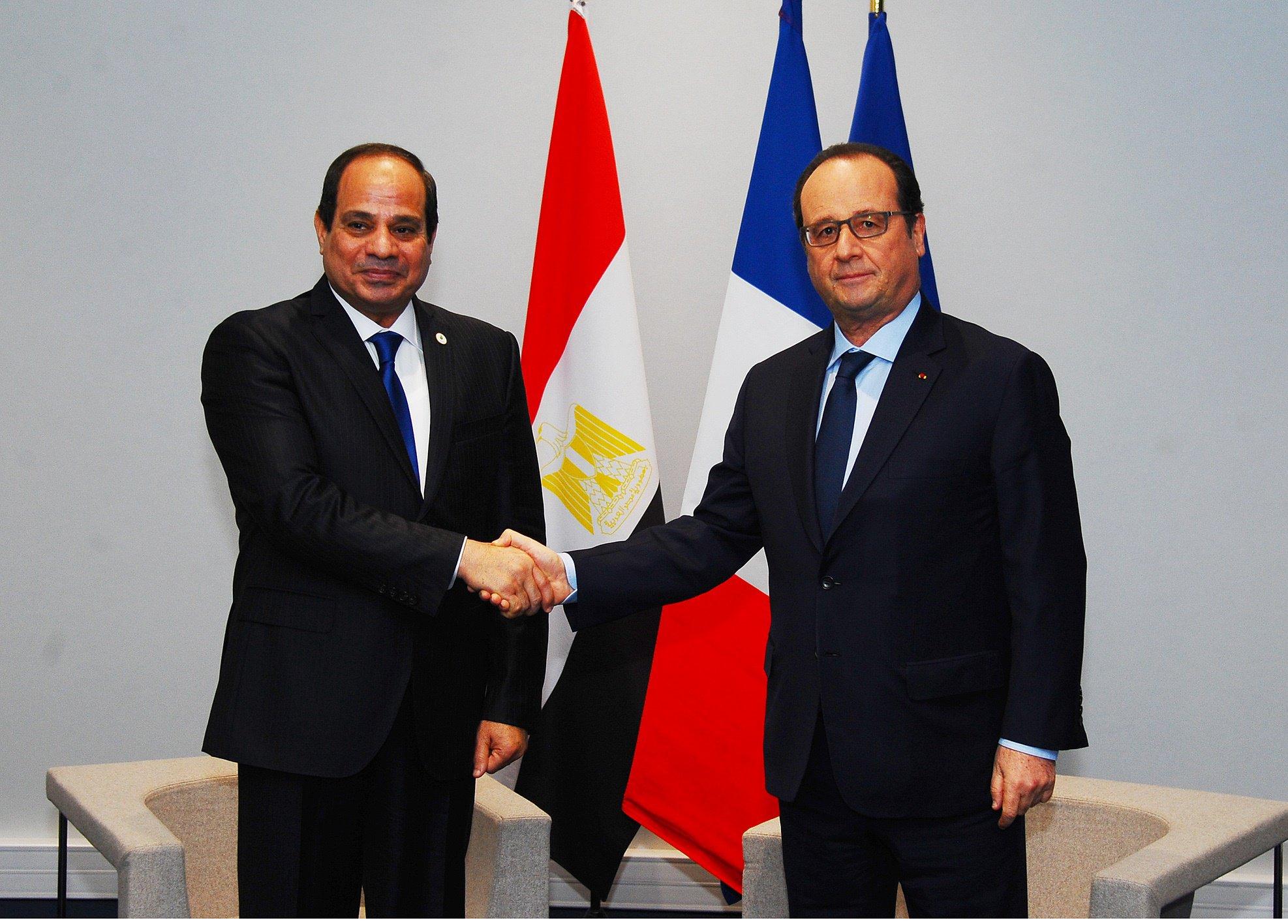 السيسي لـ”هولاند”: معايير حقوق الإنسان في مصر تختلف عن أوروبا