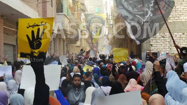 مسيرة رافضة للانقلاب بالإسكندرية  بمشاركة عدة حركات ثورية