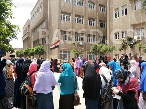 استمرار الفعاليات ضد الانقلاب لطالبات الأزهر بتفهنا الأشراف