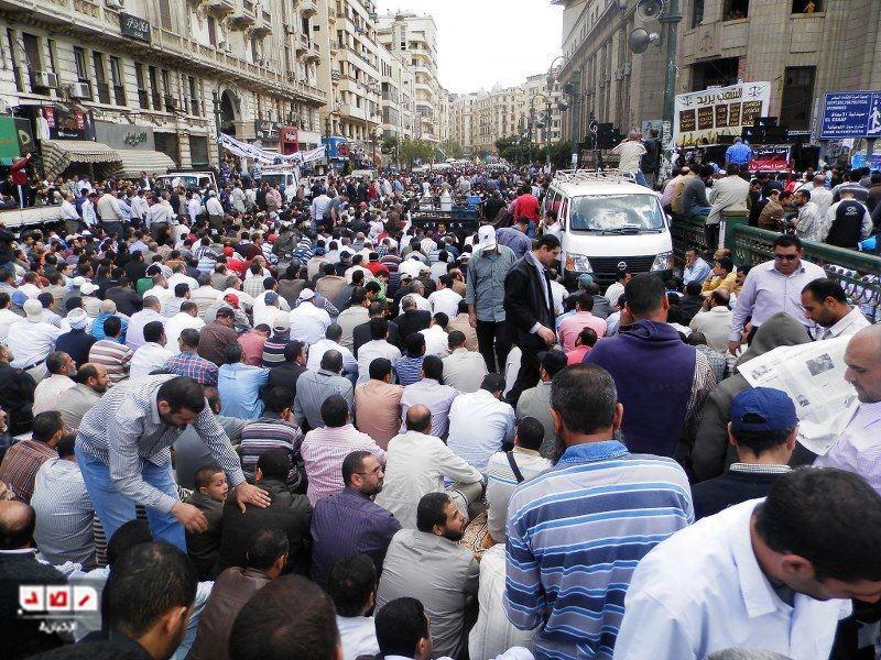 مسيرة الإسلاميين للتحرير تعود لدار القضاء منعا للصدام