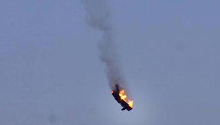 سقوط طائرة حربية للنظام السوري في الغوطة الشرقية