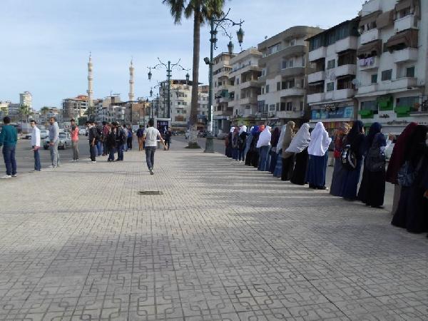 فعاليات منددة بالانقلاب العسكري في دمياط